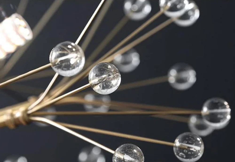 dandelion crystal chandelier